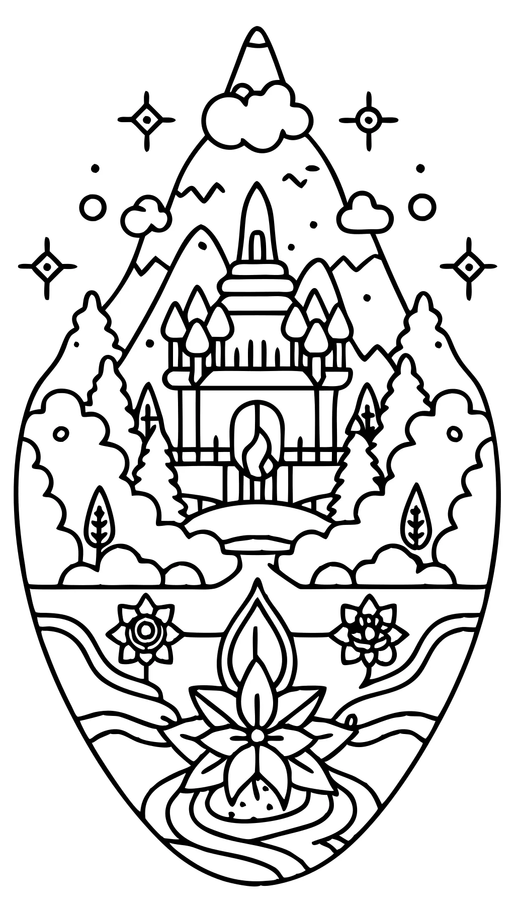 challenging coloring pages